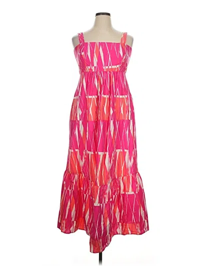 Pre-owned London Times Casual Dress In Pink