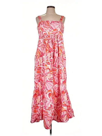 Pre-owned London Times Casual Dress In Pink