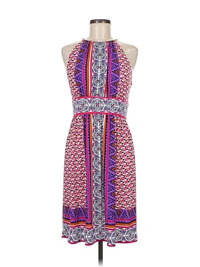 Pre-owned London Times Casual Dress In Purple