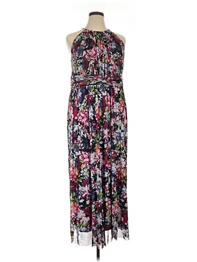 Pre-owned London Times Casual Dress In Purple