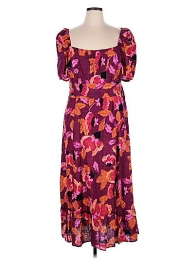 Pre-owned London Times Casual Dress In Purple