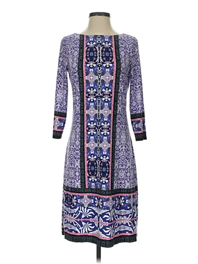 Pre-owned London Times Casual Dress In Purple