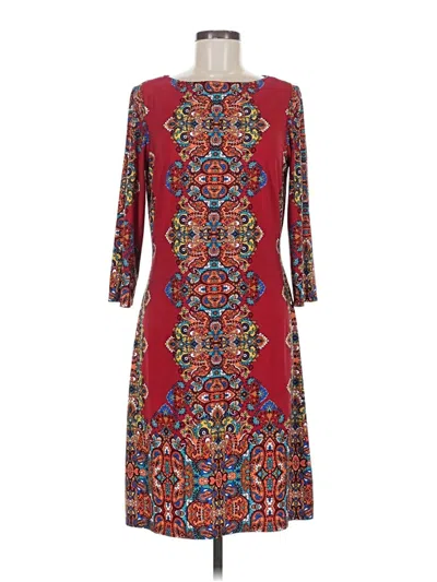 Pre-owned London Times Casual Dress In Red