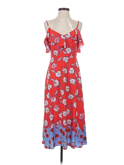 Pre-owned London Times Casual Dress In Red