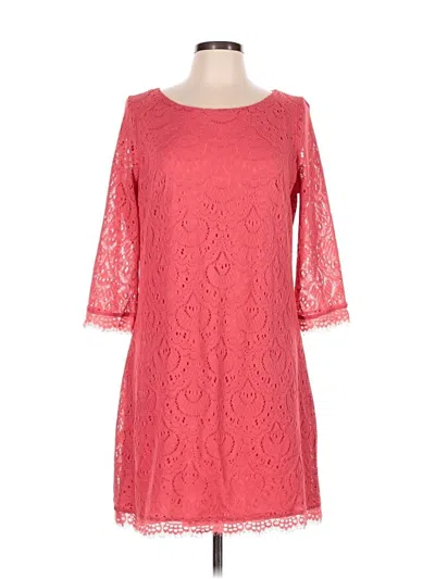 Pre-owned London Times Casual Dress In Red