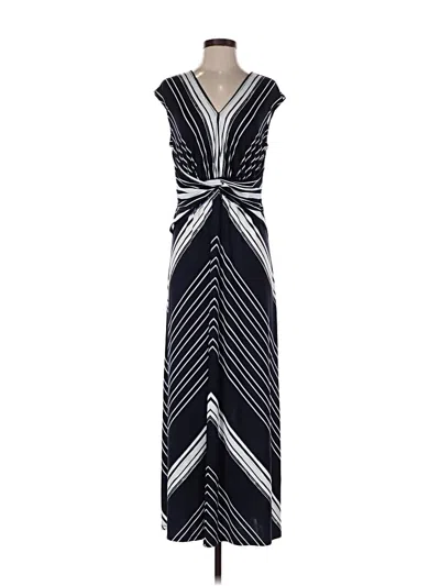 Pre-owned London Times Casual Dress In Silver