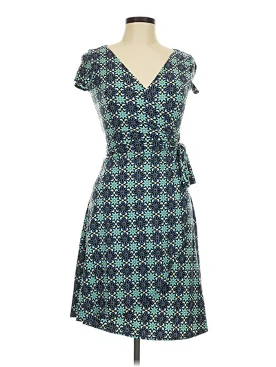 Pre-owned London Times Casual Dress In Teal