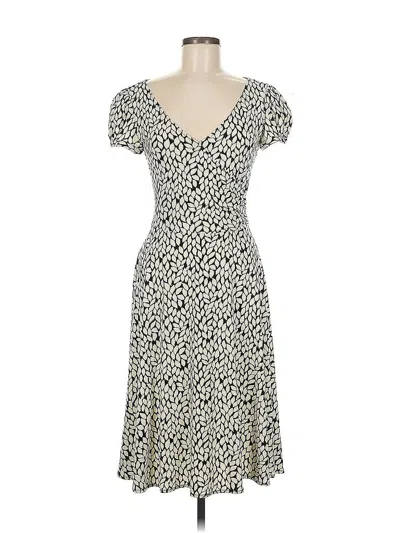 Pre-owned London Times Casual Dress In White