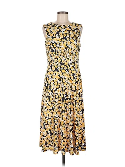 Pre-owned London Times Casual Dress In Yellow