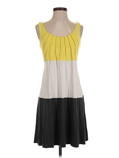Pre-owned London Times Casual Dress In Yellow