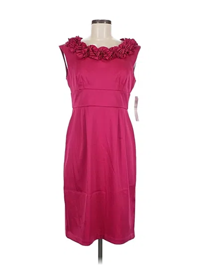 London Times Cocktail Dress In Animal Print