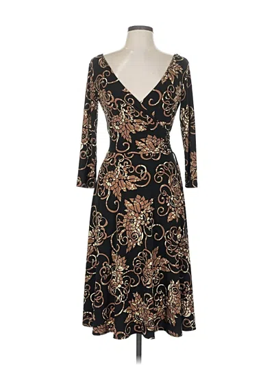 Pre-owned London Times Cocktail Dress In Black