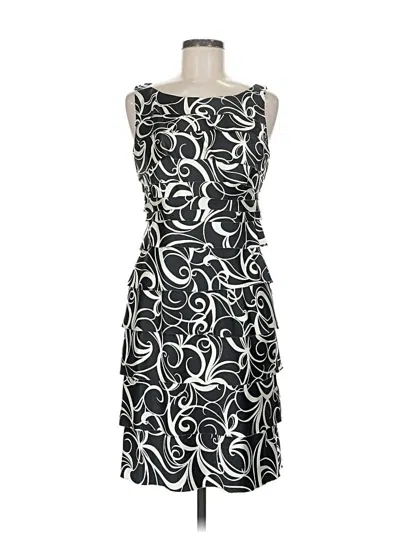 Pre-owned London Times Cocktail Dress In Black