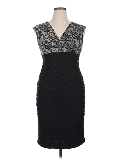 Pre-owned London Times Cocktail Dress In Black