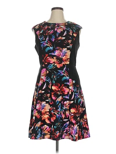 Pre-owned London Times Cocktail Dress In Black