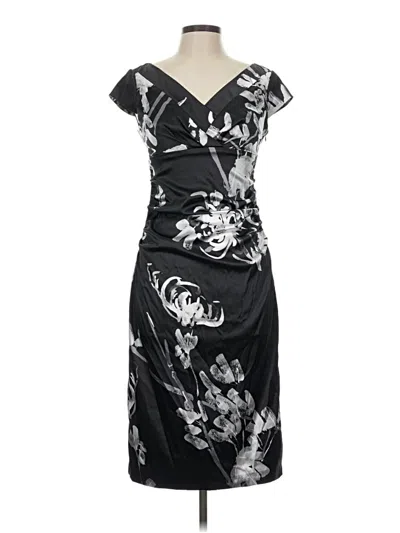 Pre-owned London Times Cocktail Dress In Black