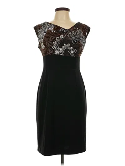 Pre-owned London Times Cocktail Dress In Black