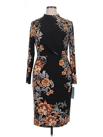 London Times Cocktail Dress In Black