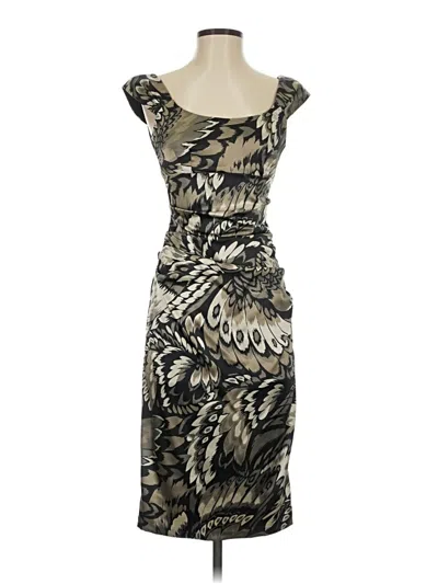 Pre-owned London Times Cocktail Dress In Black