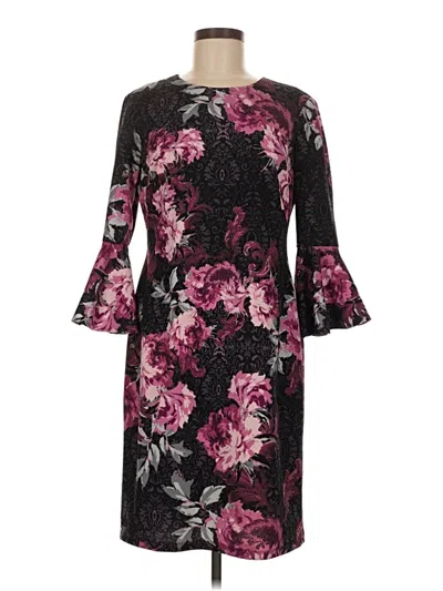 Pre-owned London Times Cocktail Dress In Black