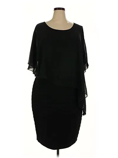 Pre-owned London Times Cocktail Dress In Black