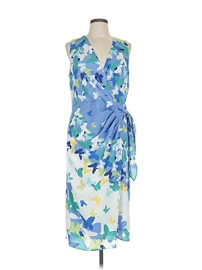 Pre-owned London Times Cocktail Dress In Blue