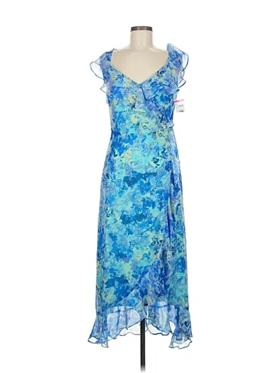 Pre-owned London Times Cocktail Dress In Blue