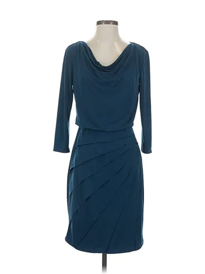 Pre-owned London Times Cocktail Dress In Blue