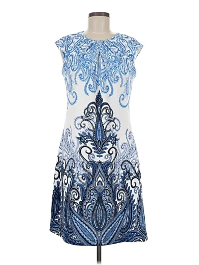 Pre-owned London Times Cocktail Dress In Blue