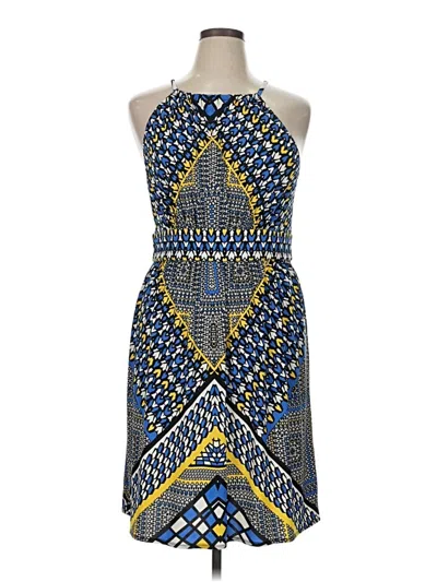 Pre-owned London Times Cocktail Dress In Blue