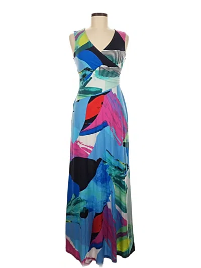 Pre-owned London Times Cocktail Dress In Blue