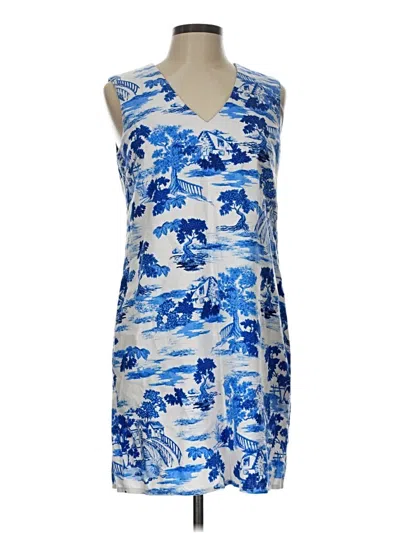 Pre-owned London Times Cocktail Dress In Blue