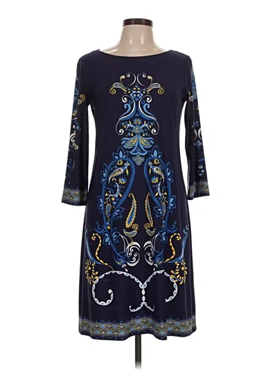 Pre-owned London Times Cocktail Dress In Blue