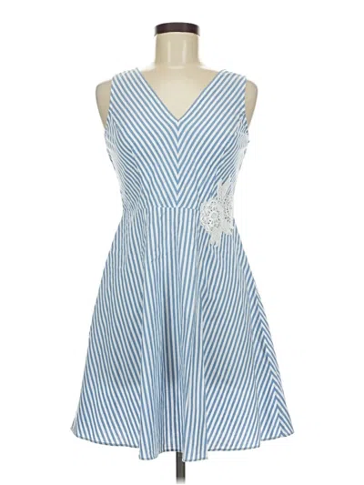 Pre-owned London Times Cocktail Dress In Blue