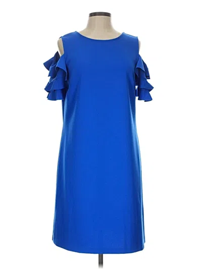 Pre-owned London Times Cocktail Dress In Blue