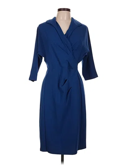 Pre-owned London Times Cocktail Dress In Blue
