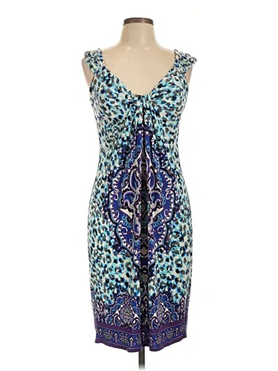 Pre-owned London Times Cocktail Dress In Blue