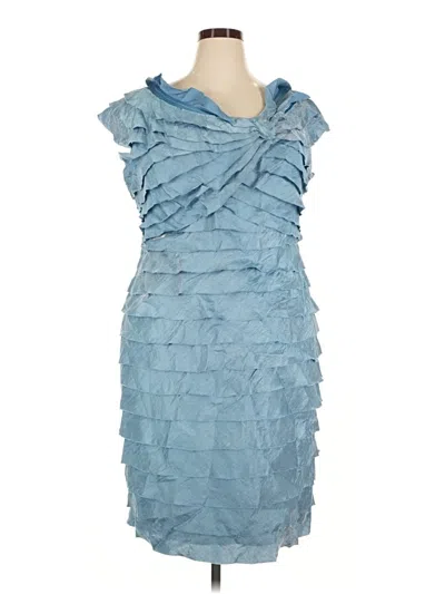 Pre-owned London Times Cocktail Dress In Blue