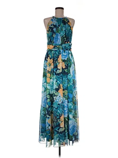 Pre-owned London Times Cocktail Dress In Blue