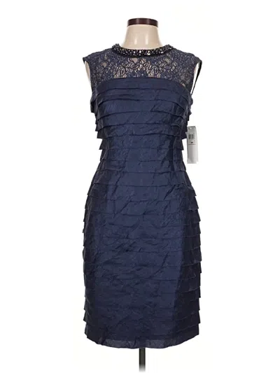 Pre-owned London Times Cocktail Dress In Blue