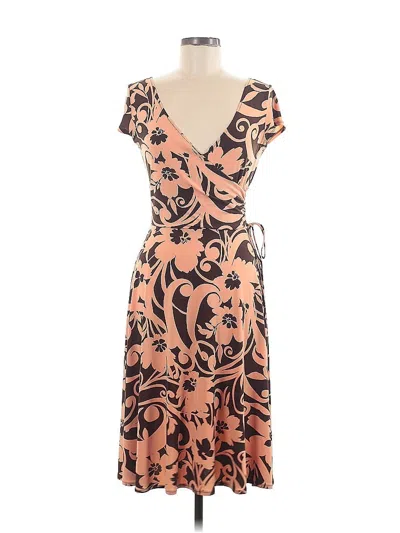 Pre-owned London Times Cocktail Dress In Brown