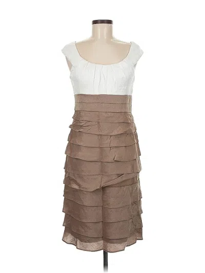 Pre-owned London Times Cocktail Dress In Brown