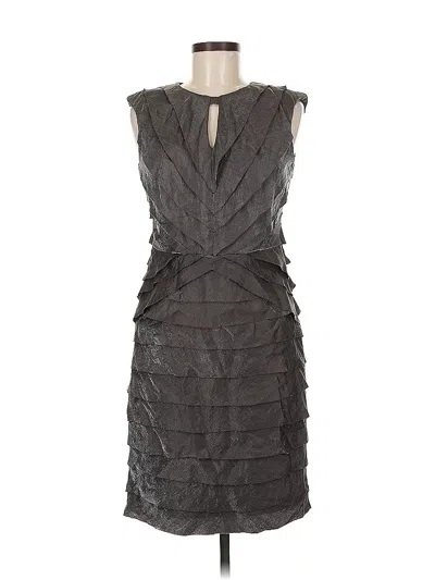 Pre-owned London Times Cocktail Dress In Brown