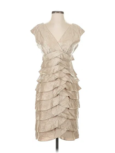 Pre-owned London Times Cocktail Dress In Brown