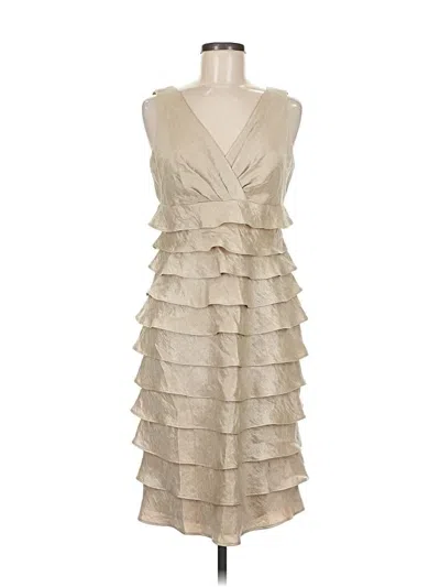 Pre-owned London Times Cocktail Dress In Brown
