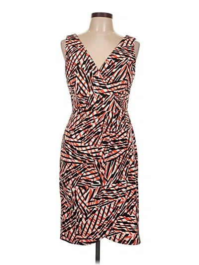 Pre-owned London Times Cocktail Dress In Brown