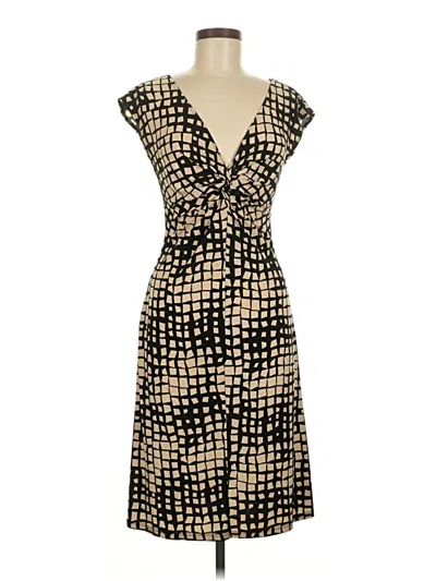 Pre-owned London Times Cocktail Dress In Brown