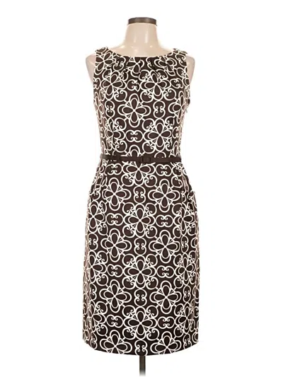 Pre-owned London Times Cocktail Dress In Brown