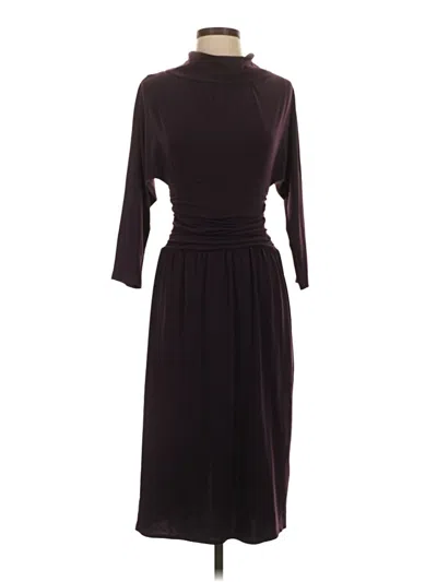 Pre-owned London Times Cocktail Dress In Burgundy