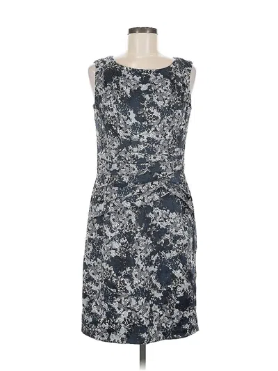Pre-owned London Times Cocktail Dress In Gray